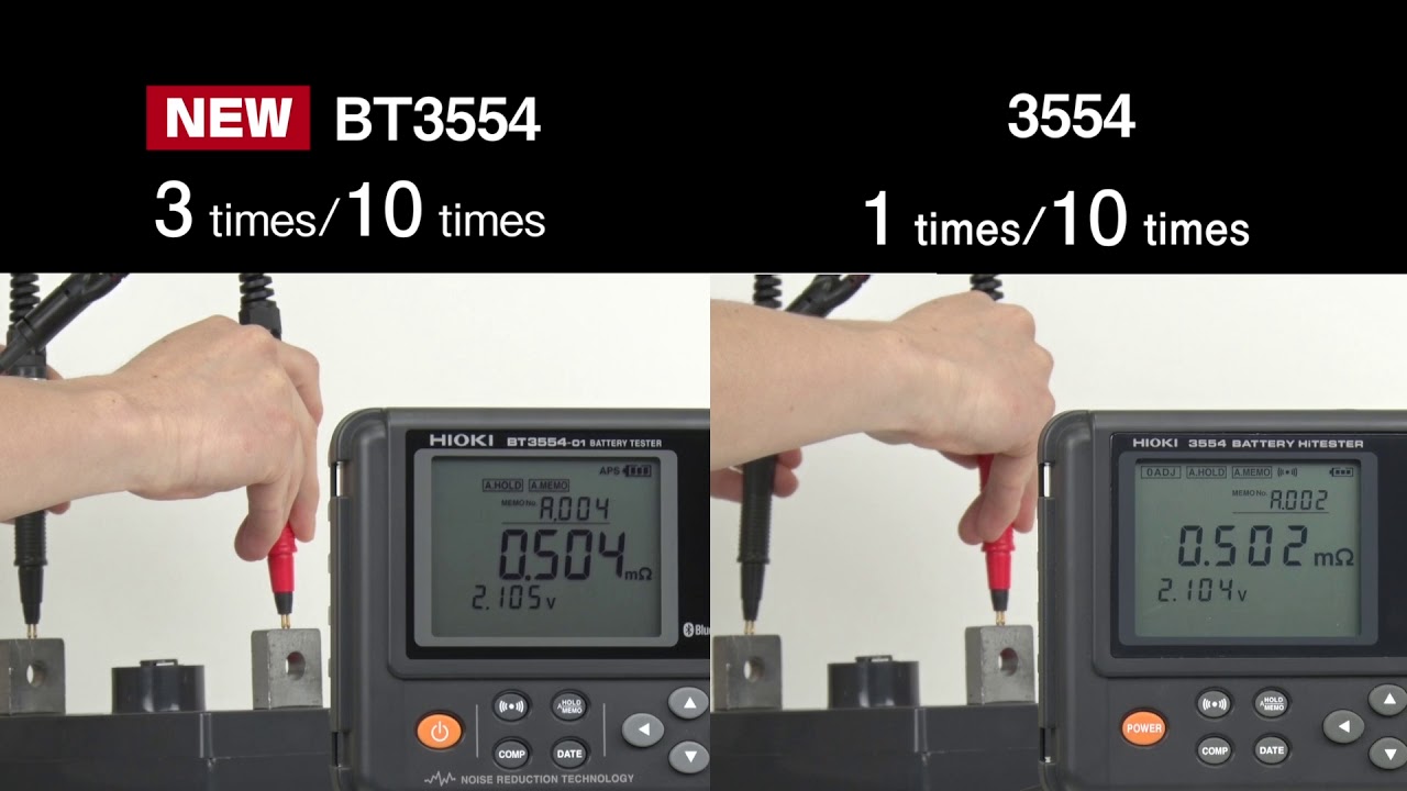 Hioki BT3554 Battery Tester: Get results in as fast as 2 seconds