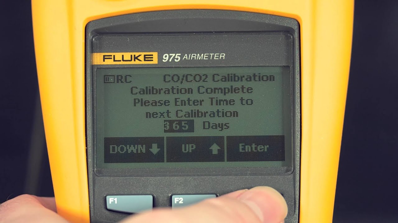 The Fluke 975 air quality meter