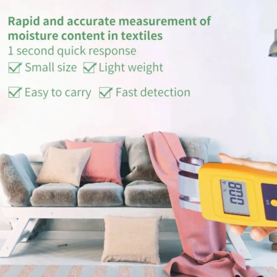 Máy đo độ ẩm Dm200t cho các vật liệu thô dệt may (2)