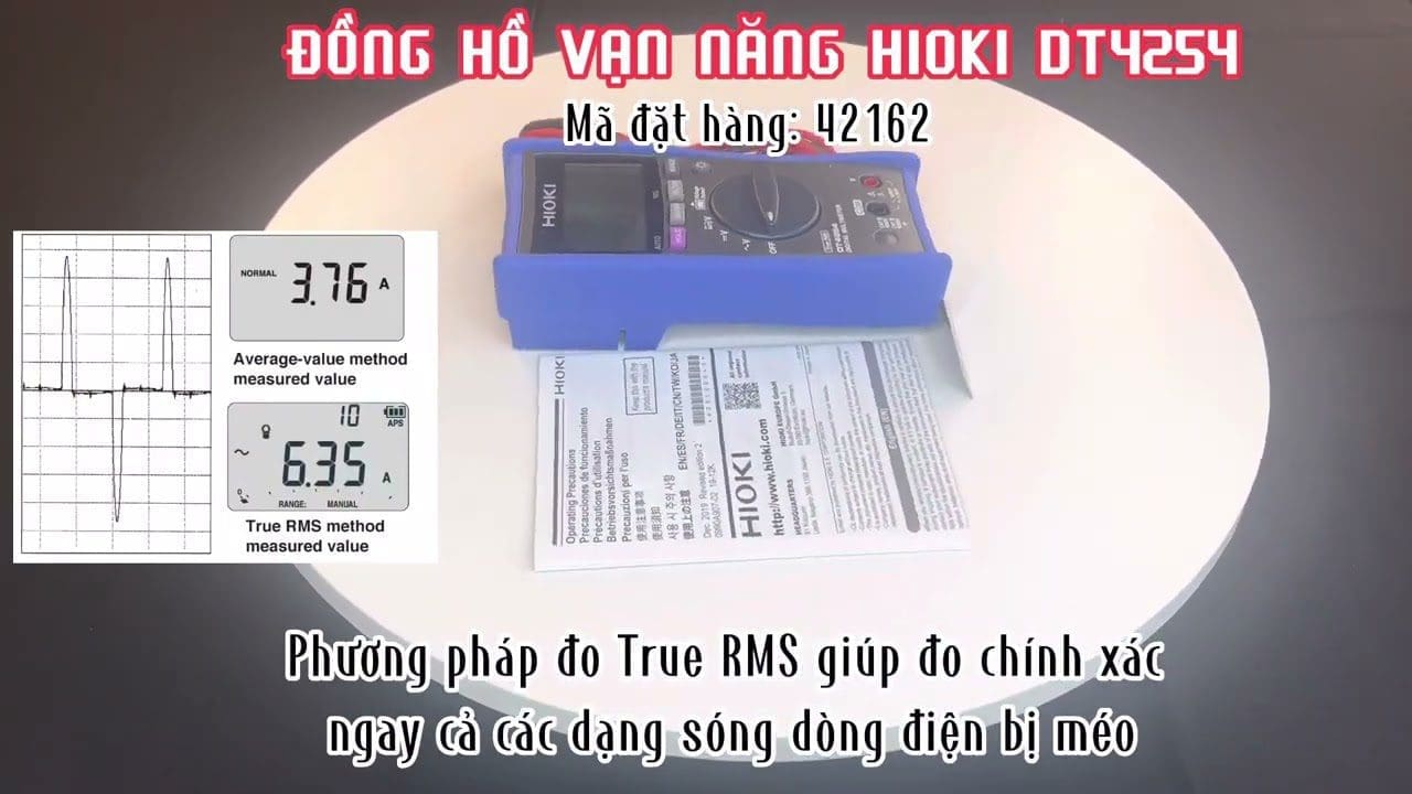 Hioki DT4254 sở hữu nhiều chức năng ưu việt