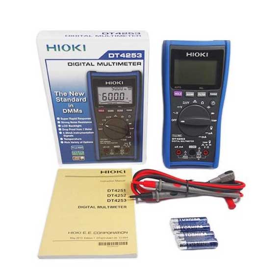 Bộ sản phẩm đồng hồ đo điện Hioki DT4253