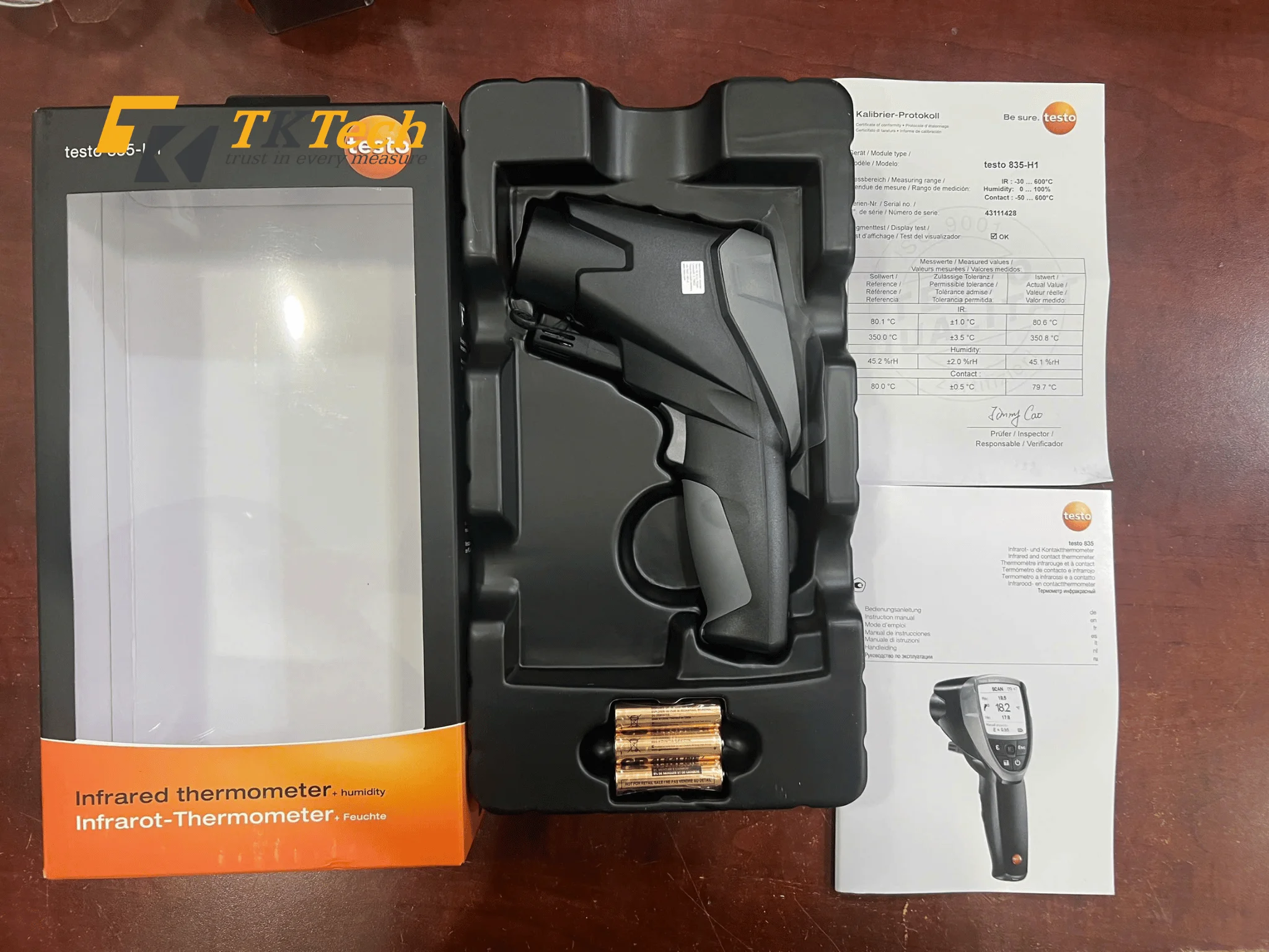 Phụ kiện Máy đo nhiệt độ hồng ngoại Testo 835-H1