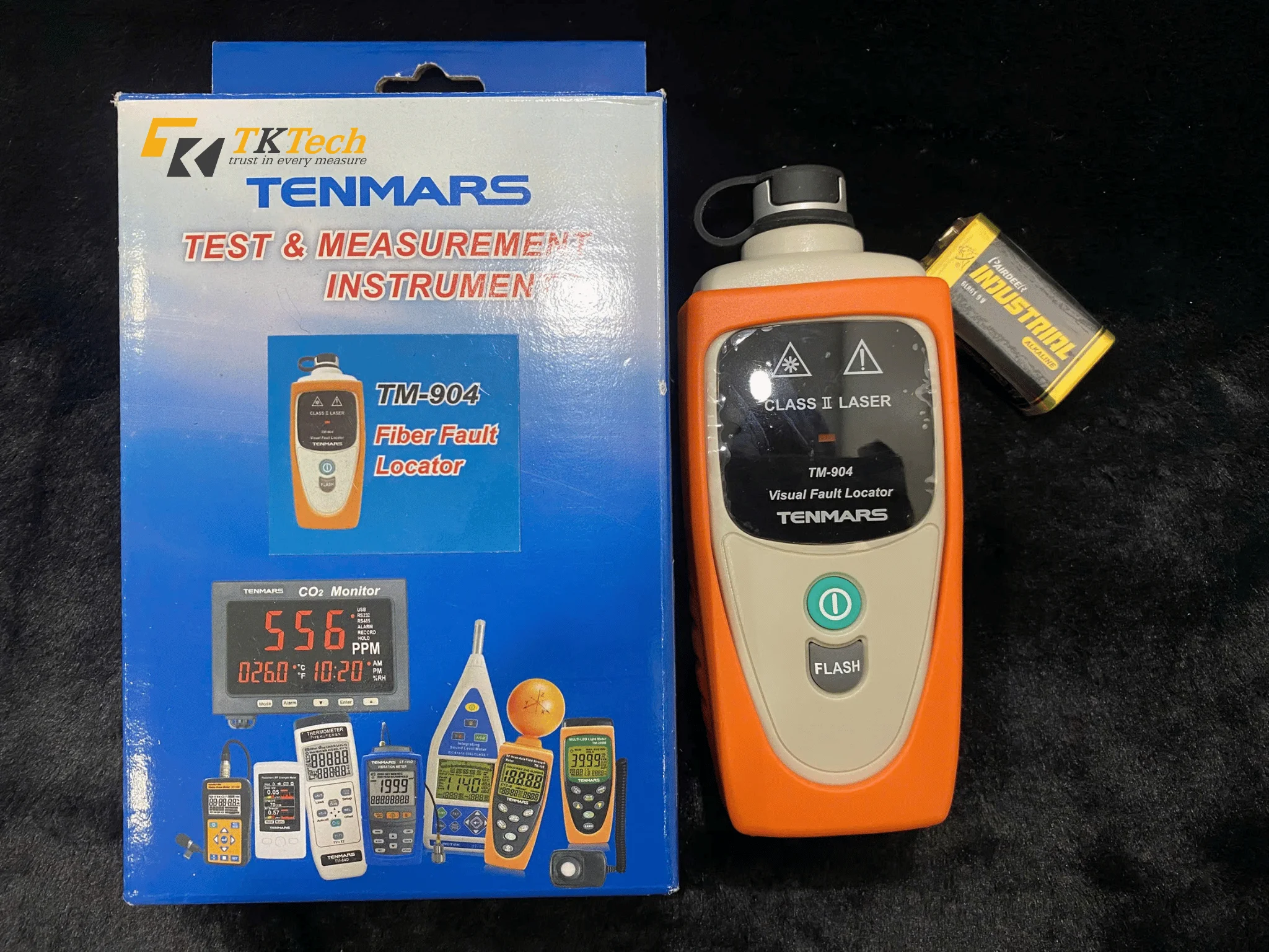 Hình ảnh thực tế máy kiểm tra dây cáp Tenmars TM-904