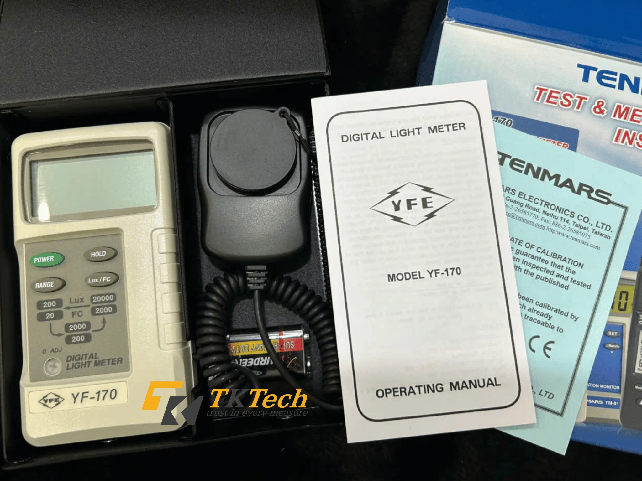 Hình ảnh thực tế Tenmars YF-170