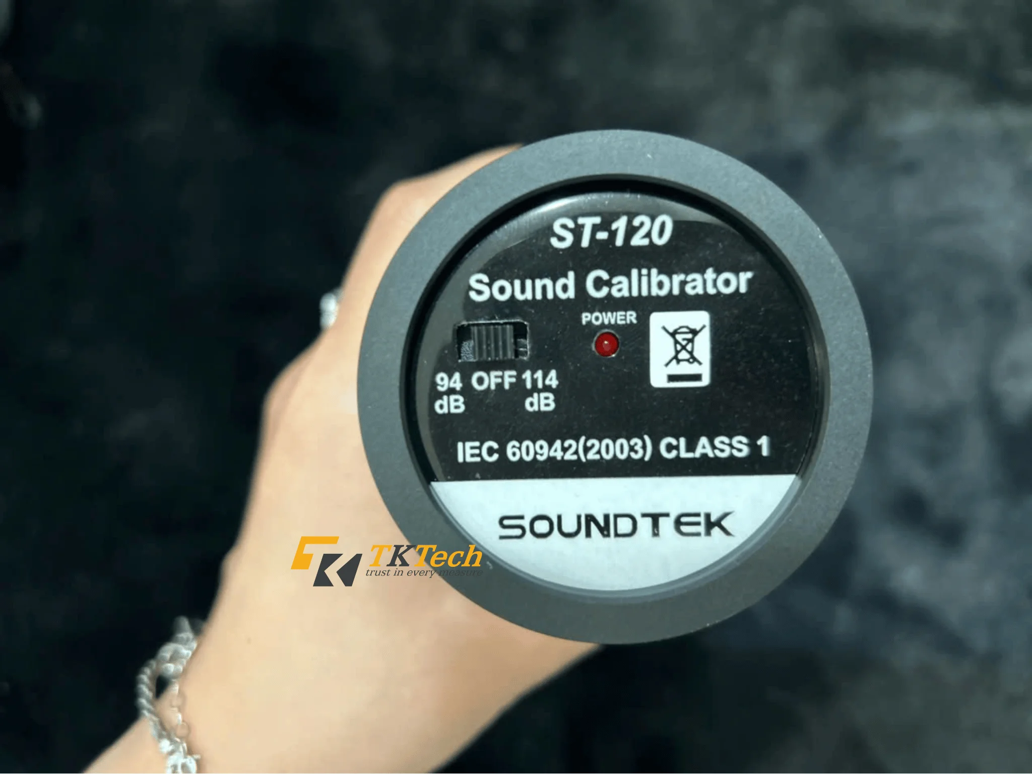 Mặt trước Máy đo âm thanh tích hợp Tenmars ST-120