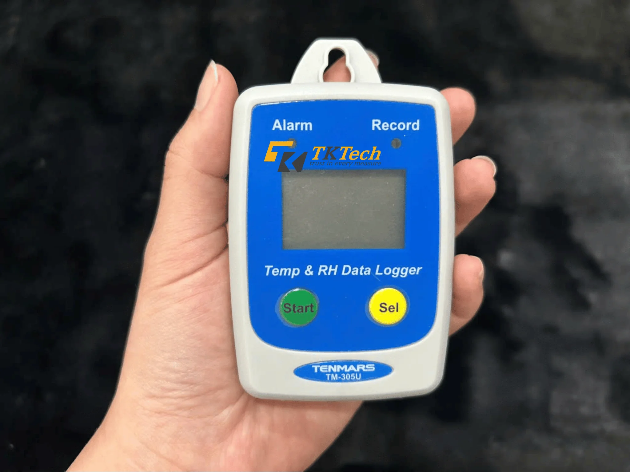 Nhiệt kế tự ghi Tenmars TM-305U Mặt trước Nhiệt kế tự ghi Tenmars TM-305U