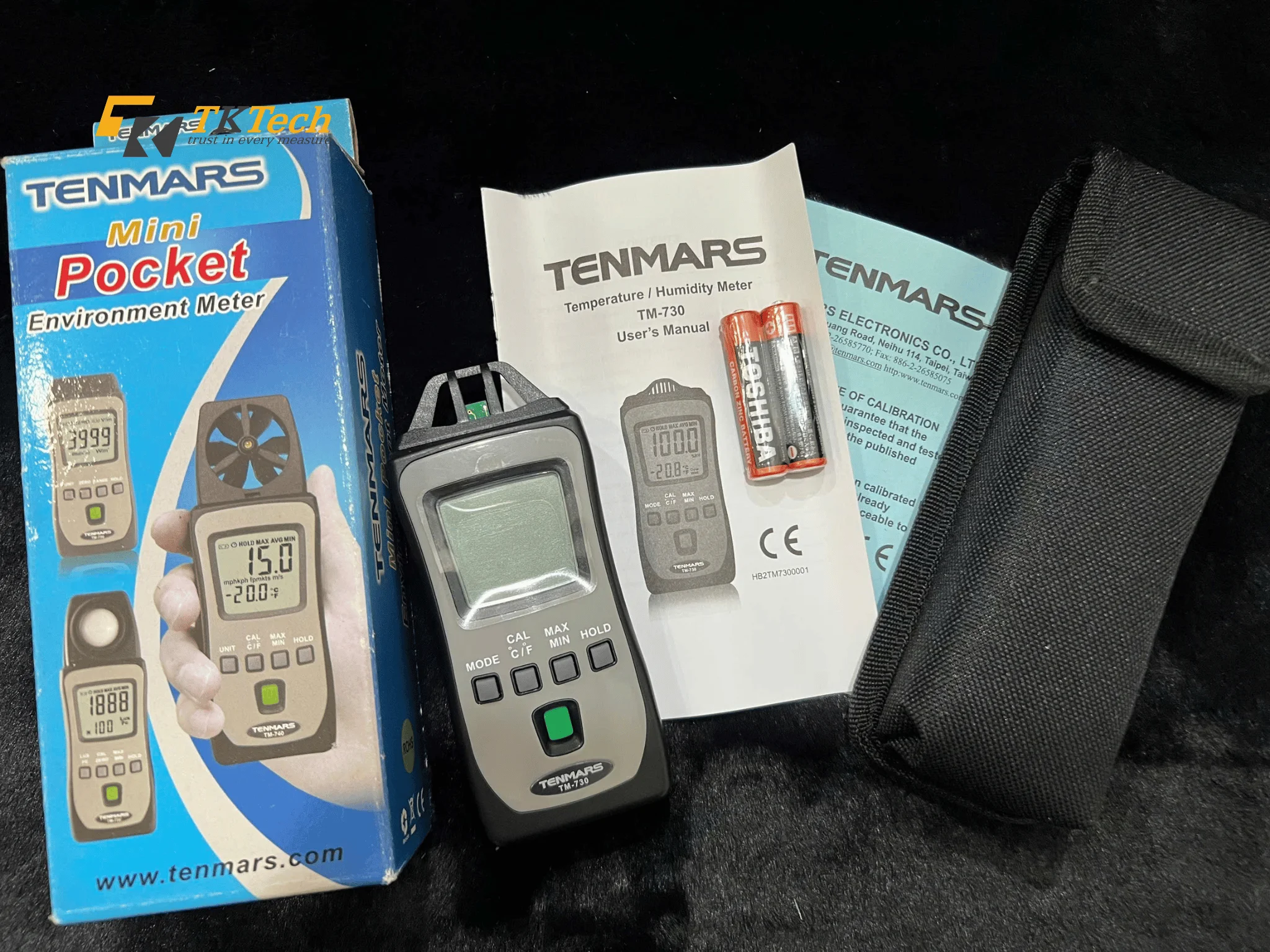 Phụ kiện Máy đo nhiệt độ độ ẩm Tenmars TM-730