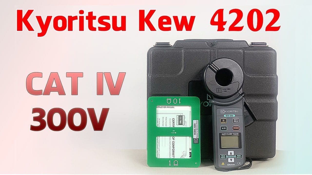 Ampe kìm đo điện trở đất kyoritsu 4202