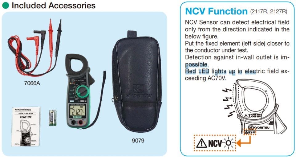 Đồng hồ kẹp dòng Kyoritsu 2127R 