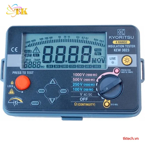 Đồng hồ đo điện trở cách điện Kyoritsu 3023