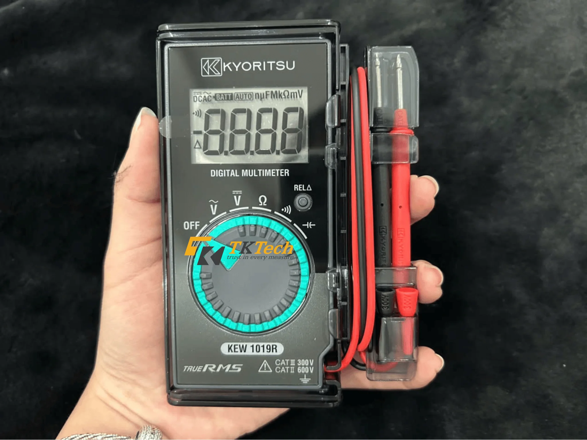 Mặt trước Đồng hồ vạn năng Kyoritsu 1019R