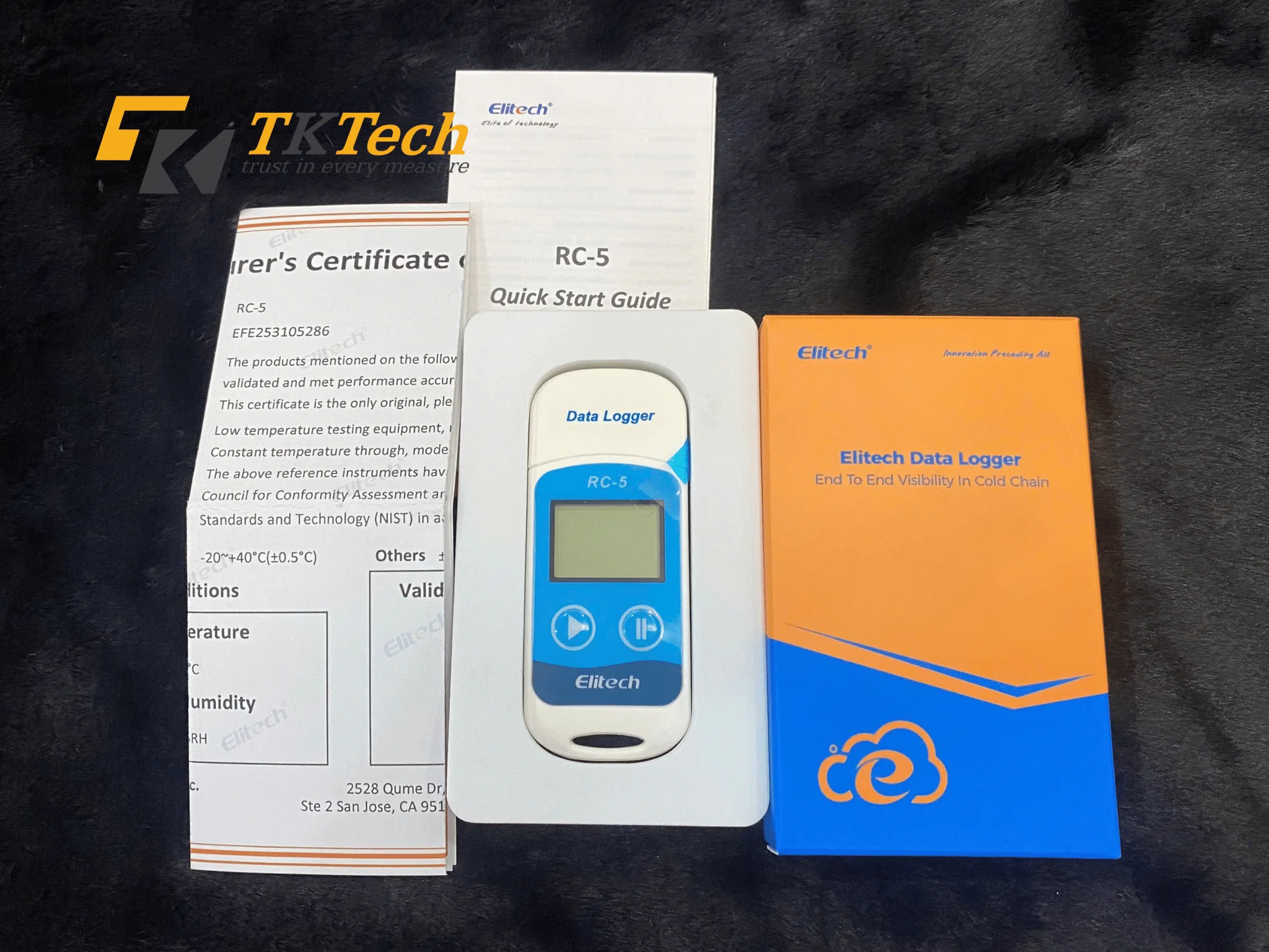 Hình ảnh thực tế nhiệt kế tự ghi Elitech RC-5