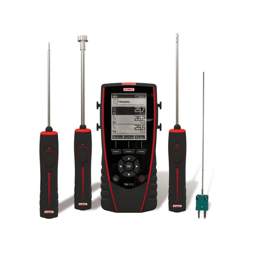 Máy đo nhiệt độ đa kênh Kimo TM 210
