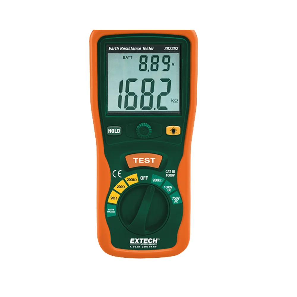 Bộ thử nghiệm điện trở đất Extech 382252