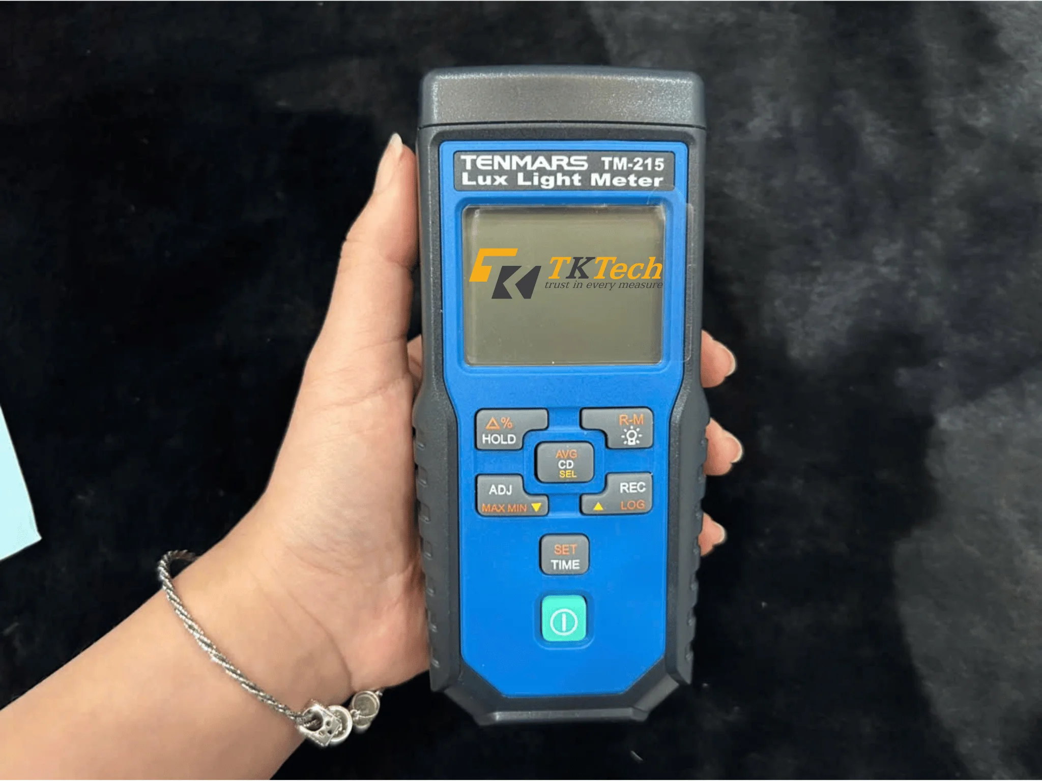 Mặt trước Máy đo ánh sáng Tenmars TM-215 Lux