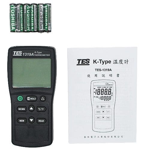 Máy đo nhiệt độ Kiểu K TES-1319A