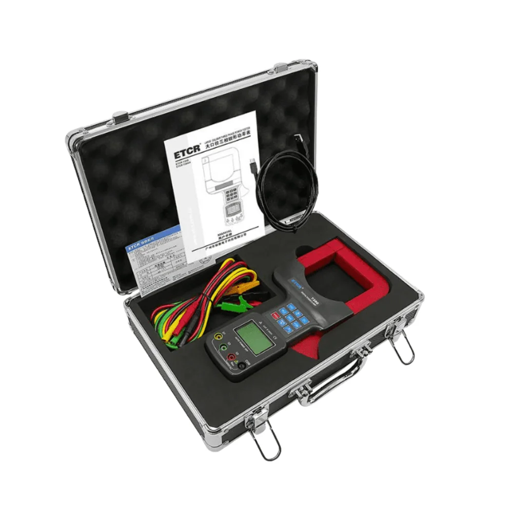 Bộ dụng cụ ampe kìm đo công suất 3 pha ETCR7300