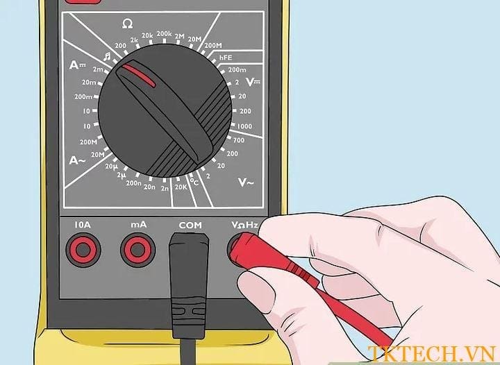 Kiểm tra liên tục bằng đồng hồ vạn năng 3 Kiểm tra liên tục bằng đồng hồ vạn năng 3