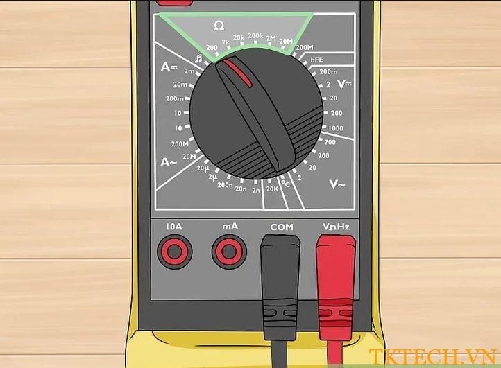 Cách đo điện trở bằng đồng hồ vạn năng 2 Cách đo điện trở bằng đồng hồ vạn năng 2