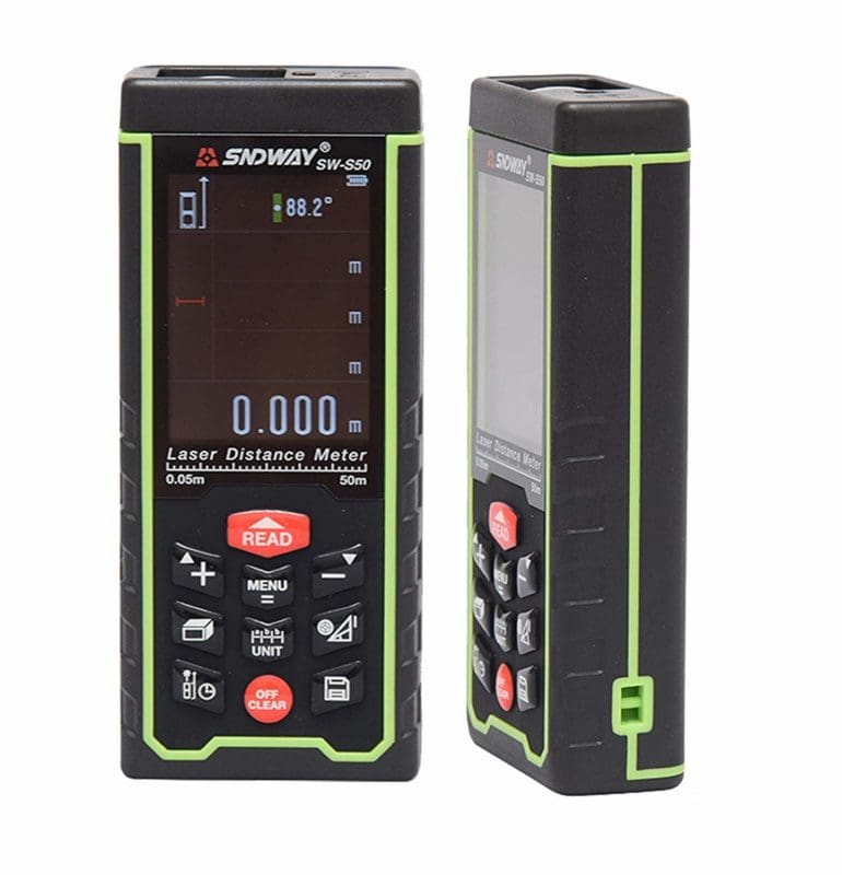 Top 10 máy đo khoảng cách laser tốt nên mua nhất hiện nay Máy đo khoảng cách Laser SNDWAY SW-S50