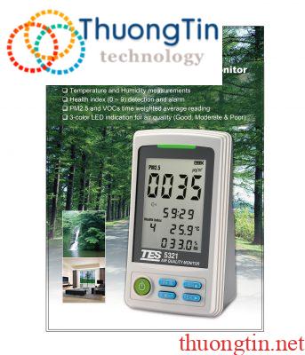 Máy đo chất lượng không khí TES-5322 (Đo VOC, PM2.5)