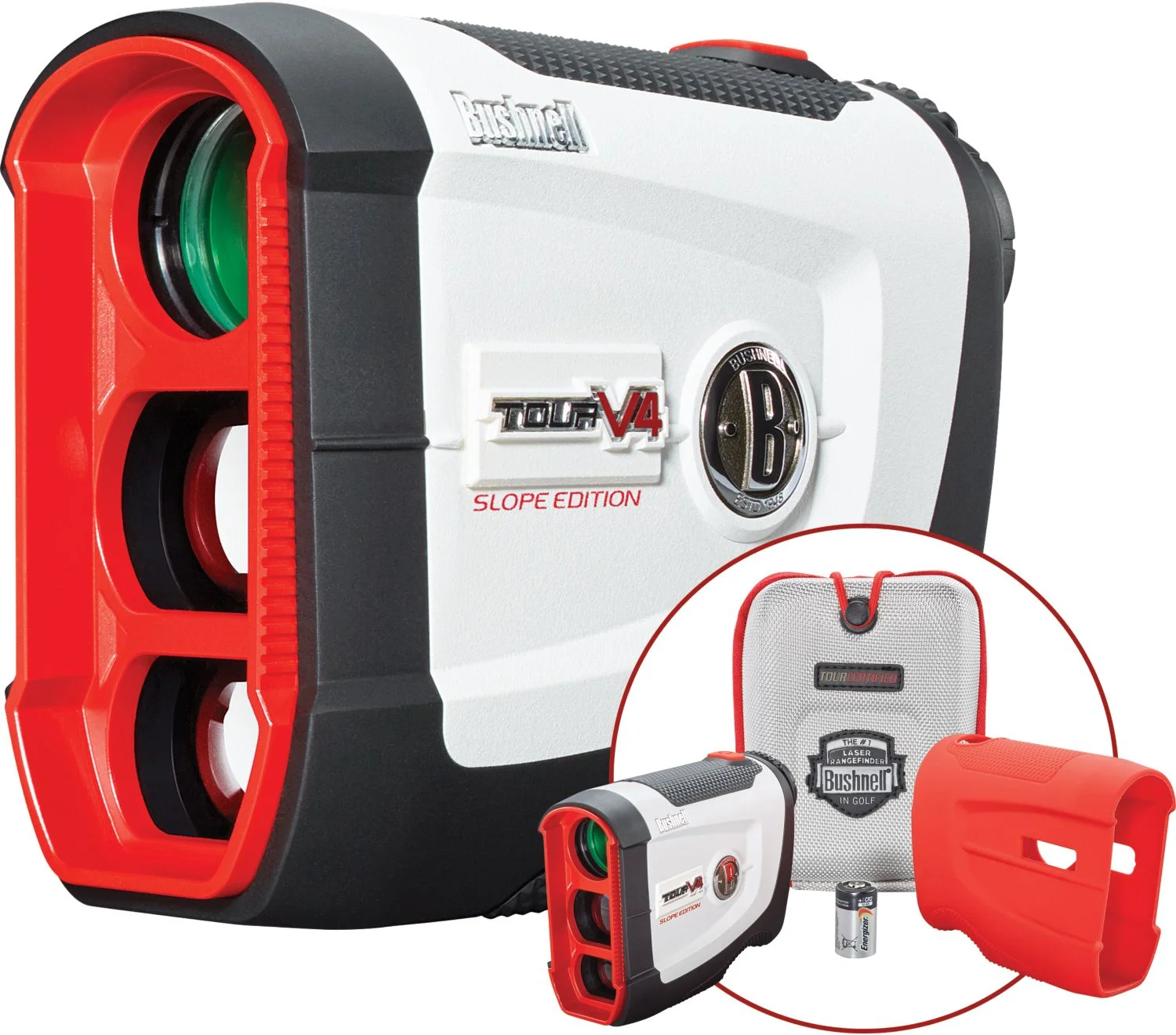 Ống nhòm đo khoảng cách Bushnell Tour v4 Patriot (1000m)