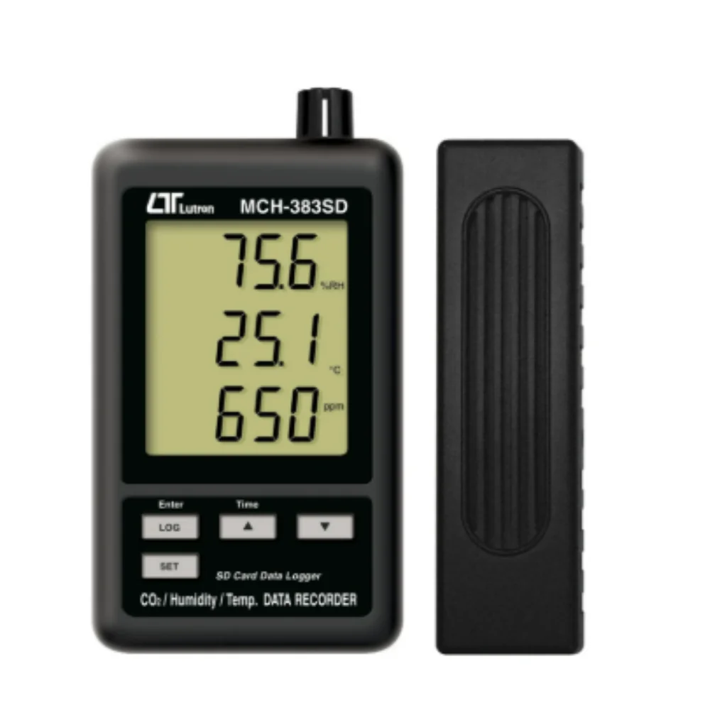 Máy đo nhiệt độ, độ ẩm và nồng độ CO2 Lutron MCH-383SD