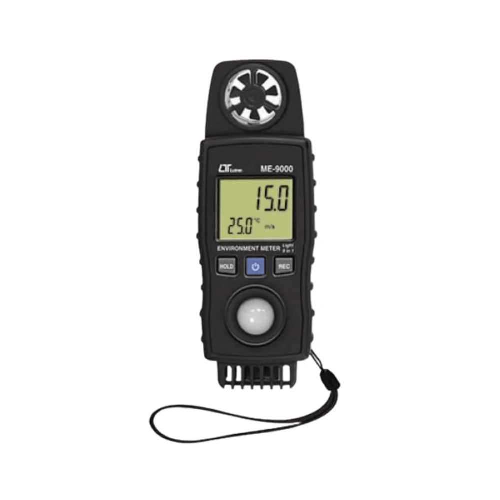 Máy đo tốc độ gió, ánh sáng, nhiệt độ, độ ẩm Lutron EM-9000