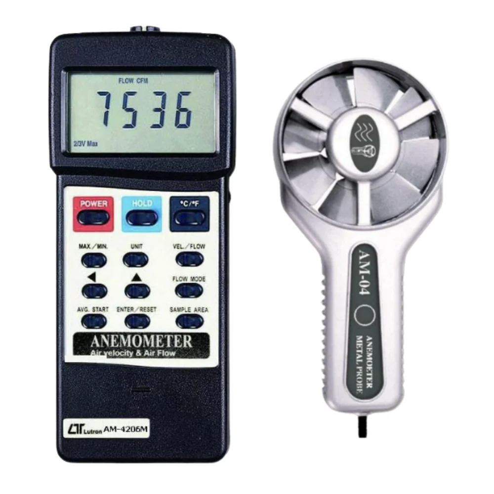 Máy đo tốc độ gió, lưu lượng gió, nhiệt độ Lutron AM-4206M