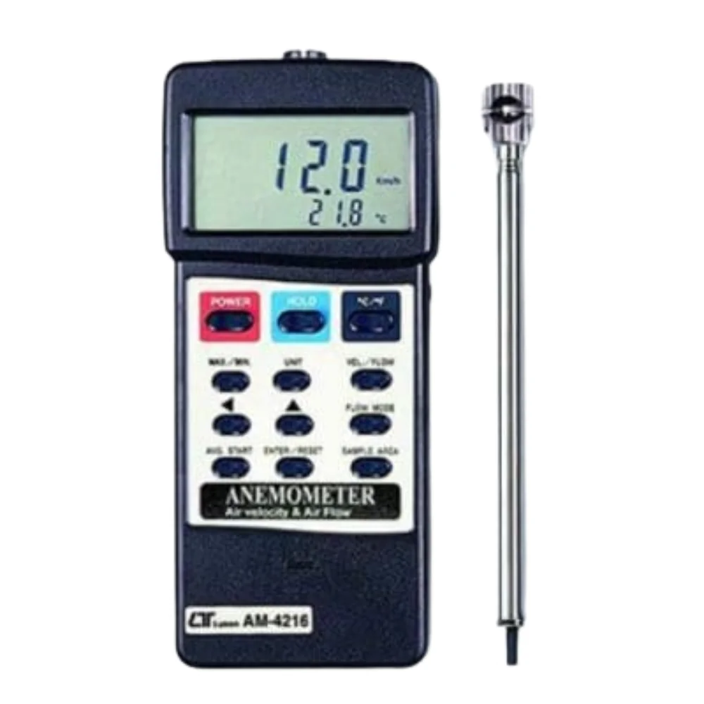 Máy đo tốc độ gió, lưu lượng gió, nhiệt độ Lutron AM-4216