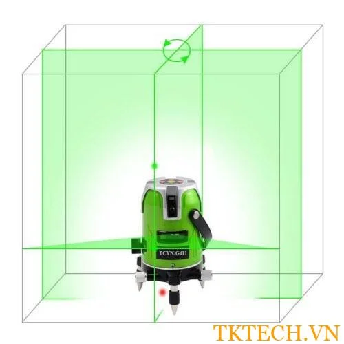 Máy quét laser TCVN GOLD-G411: 6 tia xanh