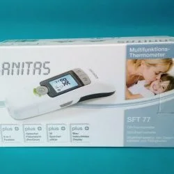 Nhiệt kế điện tử đo trán Sanitas SFT 77 Đức
