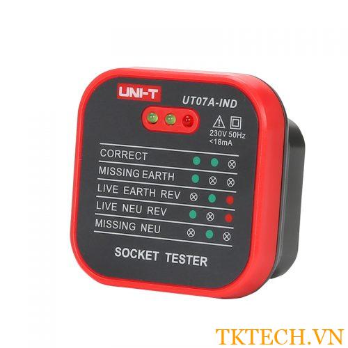 Bộ kiểm tra ổ cắm Uni-T UT07A-IND Socket Tester