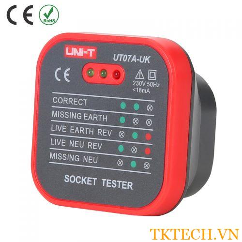 Máy kiểm tra ổ cắm Uni-T UT07A-UK Socket Tester