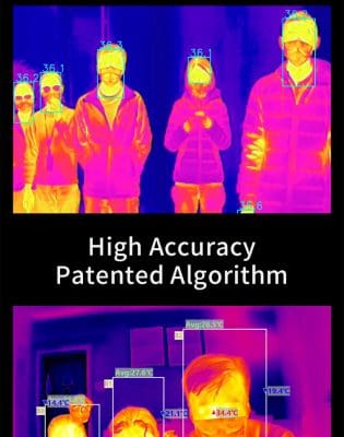 Kiểm soát rộng với Camera đo thân nhiệt InfiRay AT300