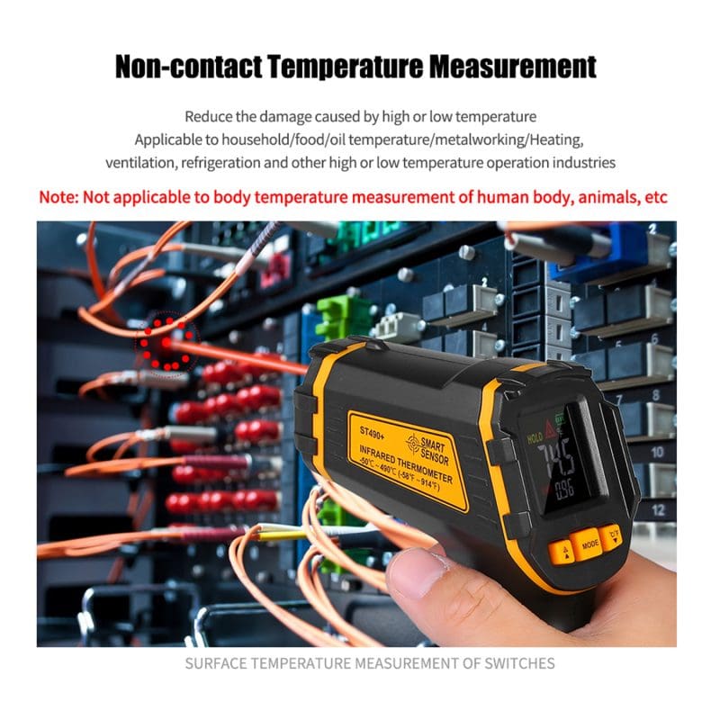 Súng đo nhiệt độ hồng ngoại Smartsensor ST490 1