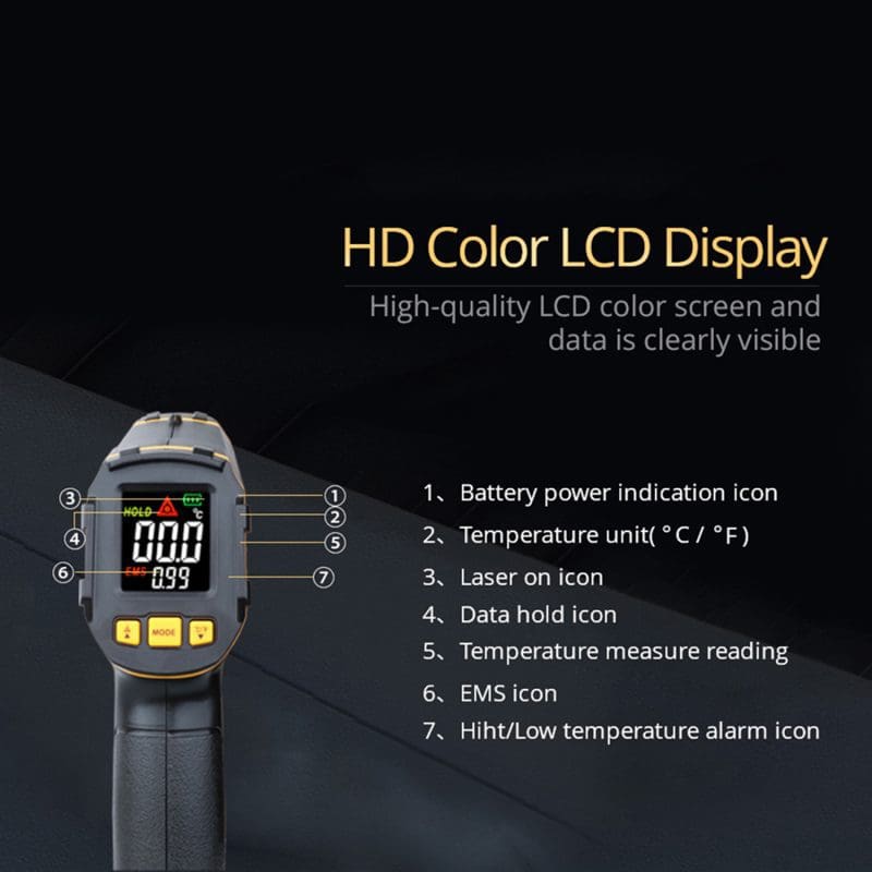 Súng đo nhiệt độ hồng ngoại Smartsensor ST490+