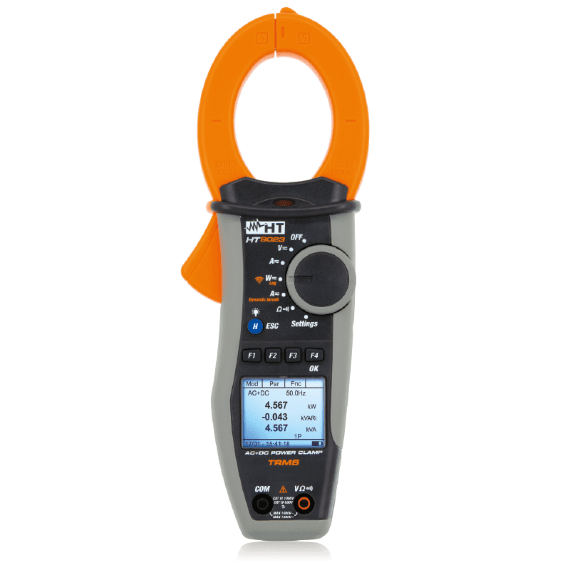 Ampe kìm HT9023 (Phân tích chất lượng điện có Wifi)