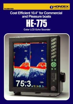 Máy dò cá Hondex HE-775-DI FishFinder 10.4"
