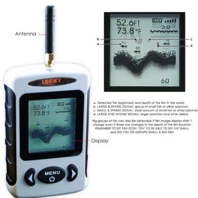 Máy dò cá cầm tay Lucky USA