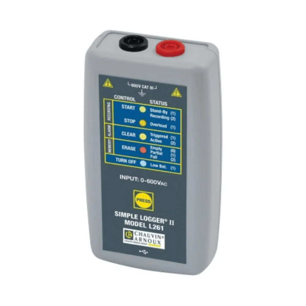 Máy ghi dữ liệu dòng điện Chauvin Arnoux L261