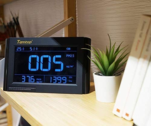 Máy đo chất lượng không khí Temtop P1000 (PM2.5, PM10, CO2) Máy đo chất lượng không khí Elitech Temtop P1000