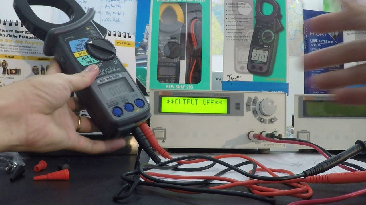 Hướng dẫn sử dụng ampe kìm cho người mới bắt đầu Hướng dẫn sử dụng ampe kìm KYORITSU 2007A