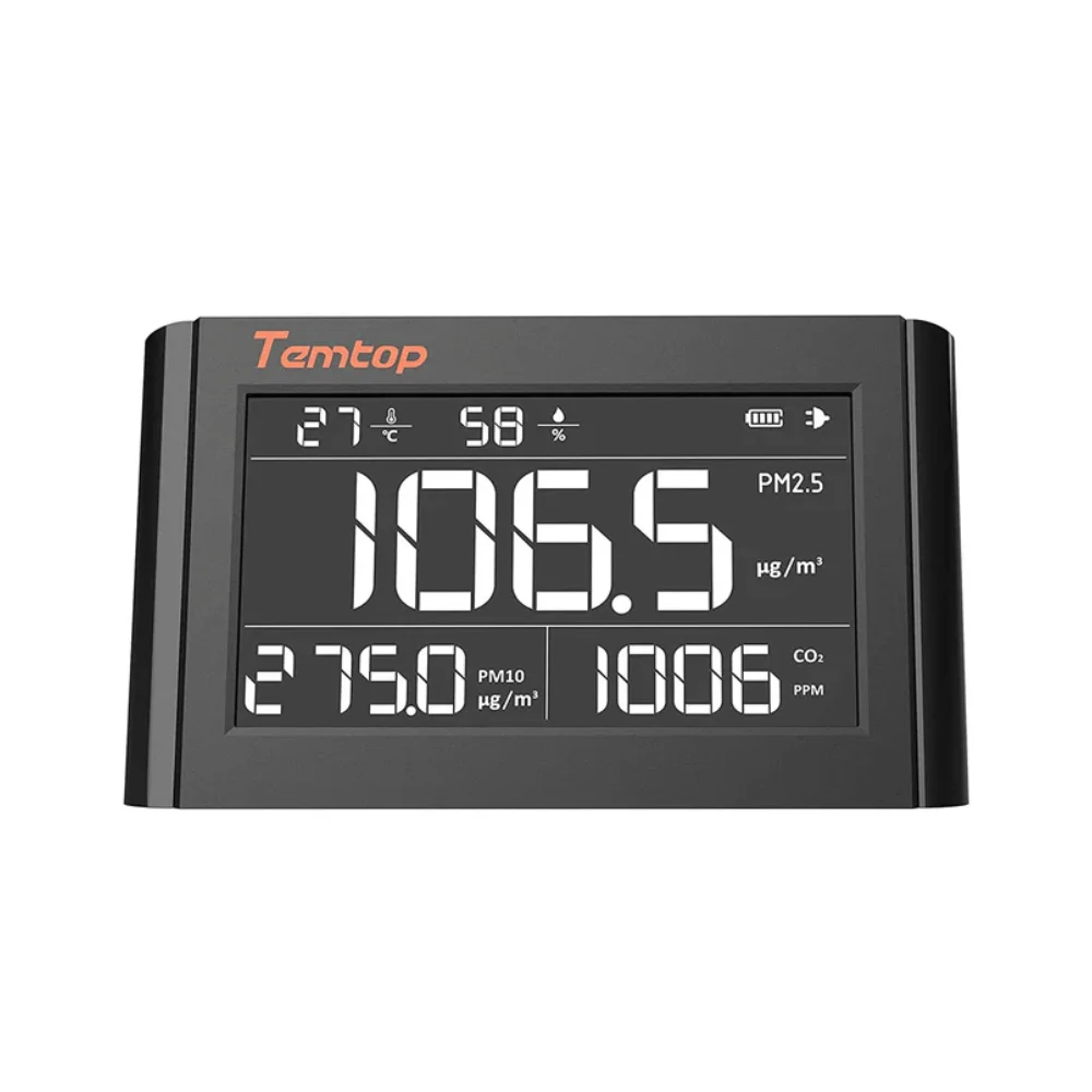 Máy đo chất lượng không khí Temtop P1000 (PM2.5, PM10, CO2) Máy đo chất lượng không khí Temtop P1000