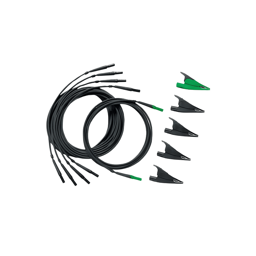 Bộ dây đo và kẹp cá sấu Fluke TLS430 (4 đen 1 xanh)