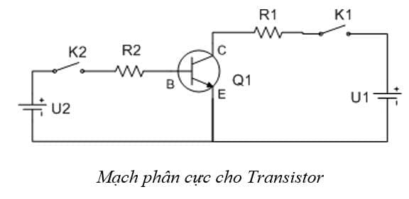 Điện trở là gì - Cấu tạo, công thức tính và cách đọc giá trị điện trở Mạch phân cực cho Transistor