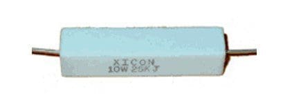 Điện trở là gì - Cấu tạo, công thức tính và cách đọc giá trị điện trở Trở sứ công xuất lớn , trị số được ghi trực tiếp.