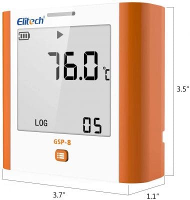 Nhiệt ẩm kế tự ghi Elitech GSP-8