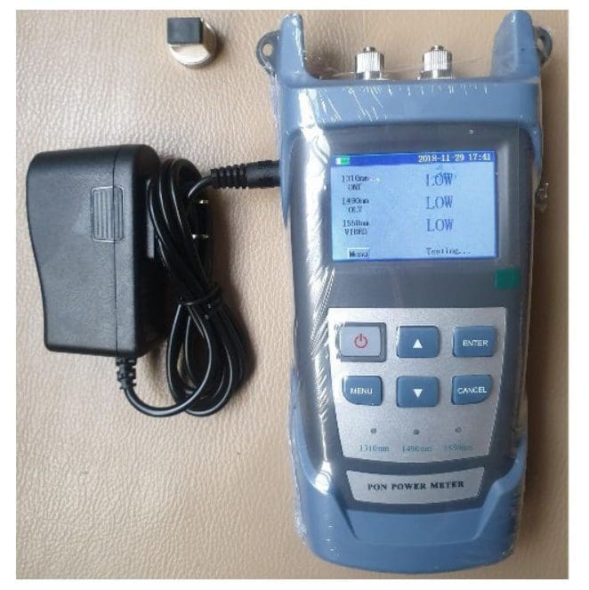 Máy đo công suất quang RY-M3207B dùng pin sạc phụ kiện máy đo công suất quang