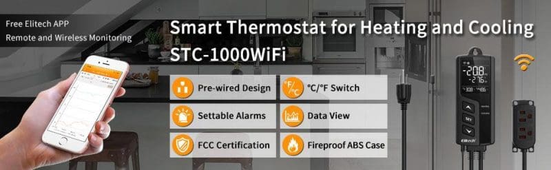 Bộ điều khiển nhiệt độ Elitech STC-1000WiFi